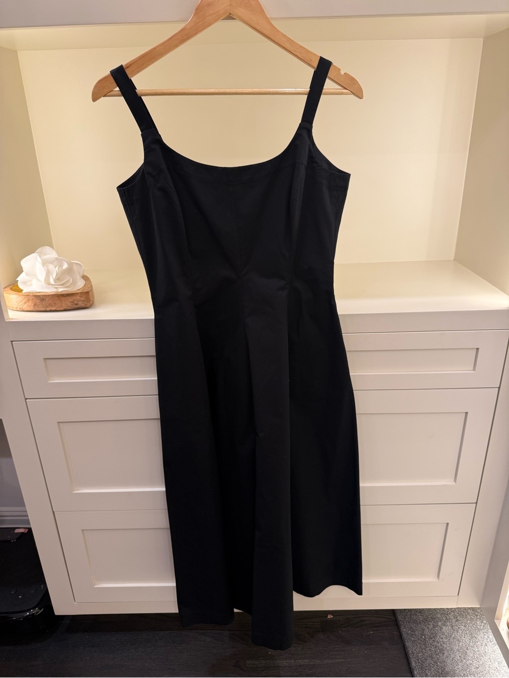 Vince Black Maxi A-Line Strap Dress - Picture 7 of 7